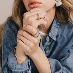 Кольцо «Модерн» линии, цвет серебро, безразмерное