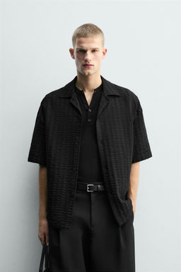 STRIPED TEXTURED SHIRT - Zara фото 2