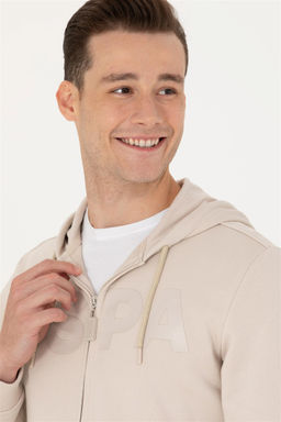 U. S. Polo Assn / Мужской бежевый свитшот - U.s. polo assn фото 2