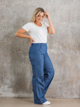 Брюки 1353 темно-синий - Novita фото 5