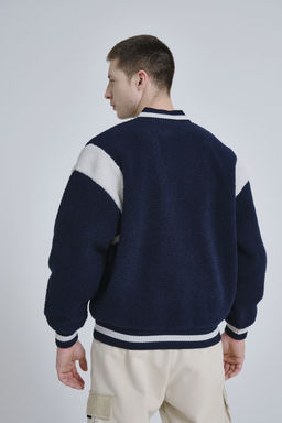 Бомбер с флисом Синий - Anta фото 5