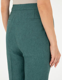 Ye_il Carrot Fit Keten Pantolon - Pierre cardin фото 6
