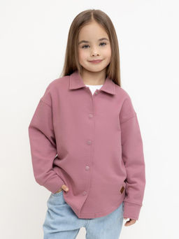 КР 302677/пепельная роза рубашка для дев