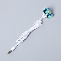 Набор маска для сна, наушники вакуумные и внешний аккумулятор 5000 mAh Ван Гог, 20,5 х 16,5 см - Like me фото 4