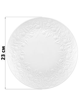 Набор тарелок для закуски 2 пр. 23*23*2,5 см Тюльпаны, фарфор - Elan gallery фото 2