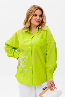 Рубашка Michel Chic 778 салатовый  фото 4