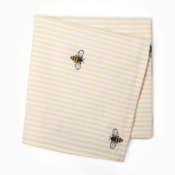 Полотенце Доляна Пчёлки 40х70см, рогожка 164 г/м2, 100% хл  фото 5