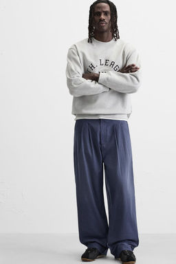 RELAXED FIT PLEATED JEANS - Zara фото 5