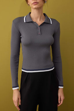 Kahverengi-K?rm?z? 2li Basic K?sa/Crop Ikili Paket Triko H?rka-Kazak TWOAW26KZ00116 - Trendyolmilla фото 25