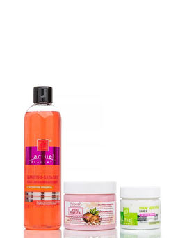 Эксклюзивкосметик Шампунь-бальзам для волос Восстанавливающий с экстрактом плаценты 500 гр