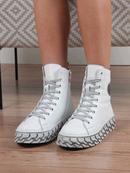 Ботинки 215.icebergw.White/Шерсть