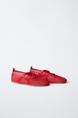 MESH BALLET FLATS - Zara фото 9