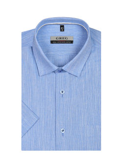 Сорочка мужская короткий рукав GREG 230/201/FLOR/1p