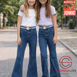 Подростковые джинсы для девочки
