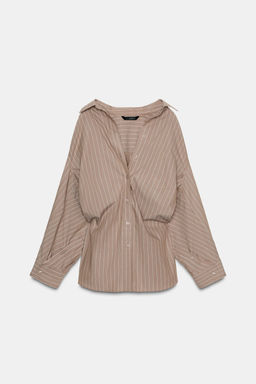 OVERSIZE POPLIN SHIRT - Zara фото 6