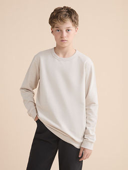 Bisiklet Yaka Erkek ?ocuk Sweatshirt