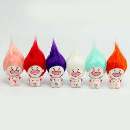 Мягкая игрушка Тролли на брелоке, 12 см, цвет МИКС - Simaland фото 8