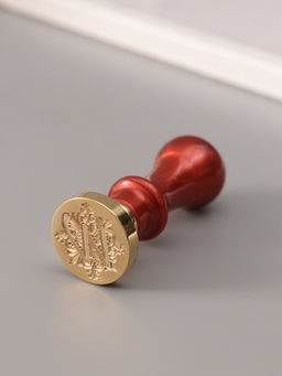 Печать для сургуча с пластиковой ручкой «Буква W на вензеле», 2.5×2.5×6.3 см