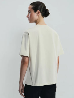 Футболка из хлопка с декоративным карманом / Zarina