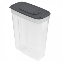 Контейнер для сыпучих продуктов 1,8л, 17х8,5х20,5см, полипропилен, графит (Россия)