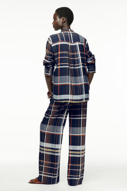 ZW COLLECTION CHECK SHIRT WITH POCKETS - Zara фото 6