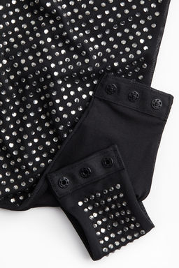 Body de malla con strass - H&m фото 6
