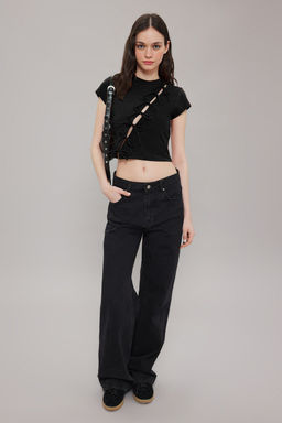 Bordo Baglama Fiyonk Detayl? Fitted/Vucuda Oturan Orme Bluz TWOSS25BZ00089 - Trendyolmilla фото 6