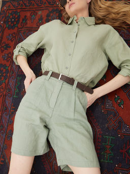 Женские льняные Шорты - Mossmore фото 8