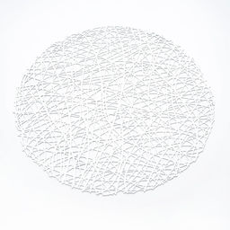 Набор салфеток сервировочных на стол Доляна Паутинка, d=38 см, 4 шт, цвет серебряный  фото 9