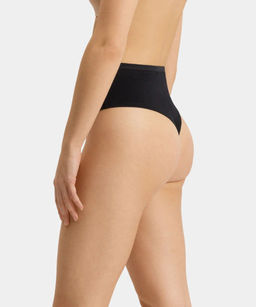 ATLANTIC 3CLP-008 Трусы бразилиана с завышенной талией High Brazilian - набор 3 шт. черный  фото 2