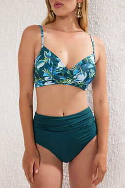 Cicek Desenli Yuksek Bel Bikini Tak?m? TBESS25BT00202 - Trendyolmilla фото 12