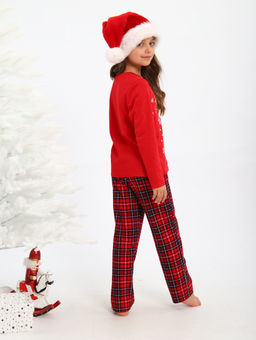 ПЖ064 Пижама "Лошадка" (красный)