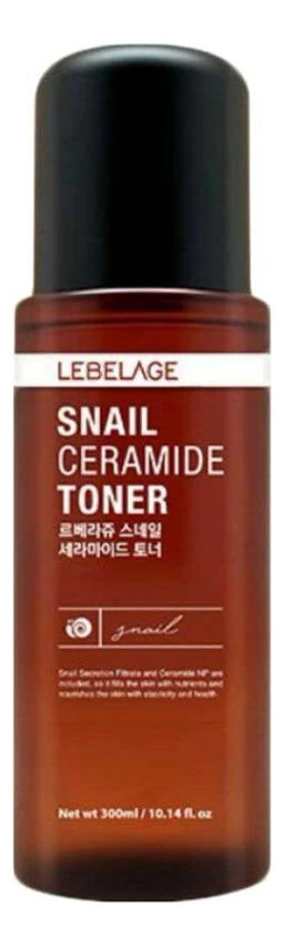 Восстанавливающий тонер с керамидами и муцином улитки - Snail Ceramide Toner, 300 мл