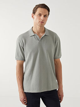 Polo Yaka D?z Erkek Ti??rt