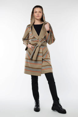 Пальто женское демисезонное (пояс) - El podio фото 2