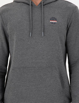 Мужской свитшот антрацитового меланжа - U.s. polo assn фото 6