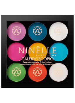 Ninelle Палетка теней для век 9 ярких оттенков Caleidoscopio, 525 мультицветный  фото 4