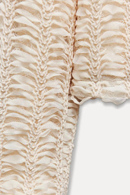 TEXTURED KNIT CARDIGAN - Zara фото 8