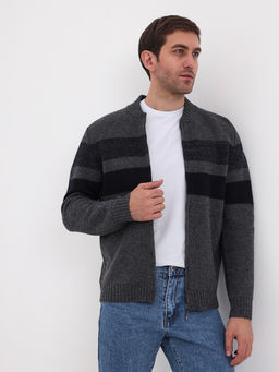 Жакет мужской GREG G139-полосы D2 (серый)  фото 3