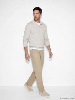 Polo Yaka Erkek Triko Kazak