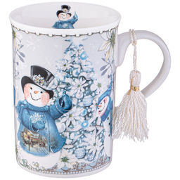 КРУЖКА LEFARD CHRISTMAS 320 МЛ СНЕГОВИК (КОР=36ШТ.)