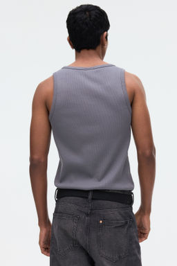 Camiseta sin mangas en canal? Slim Fit - H&m фото 10
