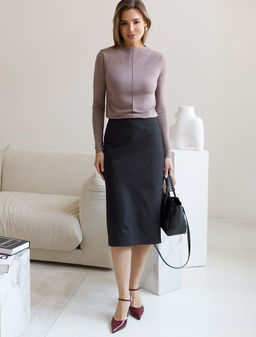 D46.053 Юбка женская черный