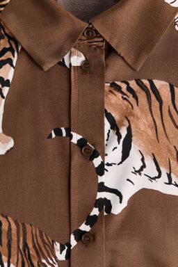 Camisa oversize de sat?n - H&m фото 3