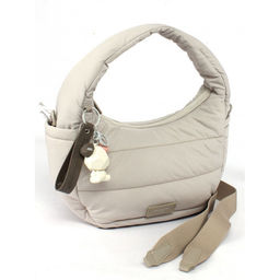 Сумка женская текстиль+брелок д/ключей DJ-СМ 7477-MOONSTRUCK, 1отд, плечевой ремень, серый SALE 265272 - Bobo фото 6