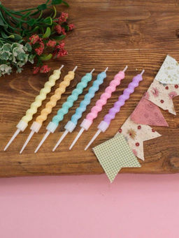 Набор свечей 6 шт. "Pearlescent magic", (11 см)