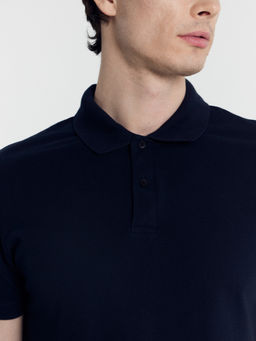 Поло мужское в темно-синем цвете т.синий 111834/1 - Mark formelle фото 5