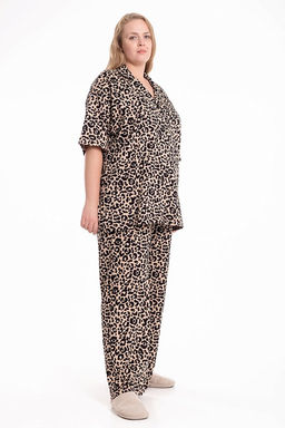 Костюм М325181бч бежевый/черный - Елена фото 4