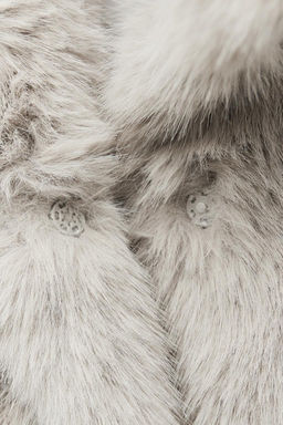 FAUX FUR SHORT COAT - Zara фото 11