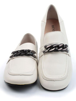 03-DCO117-2 BEIGE Лоферы женские (натуральная кожа)